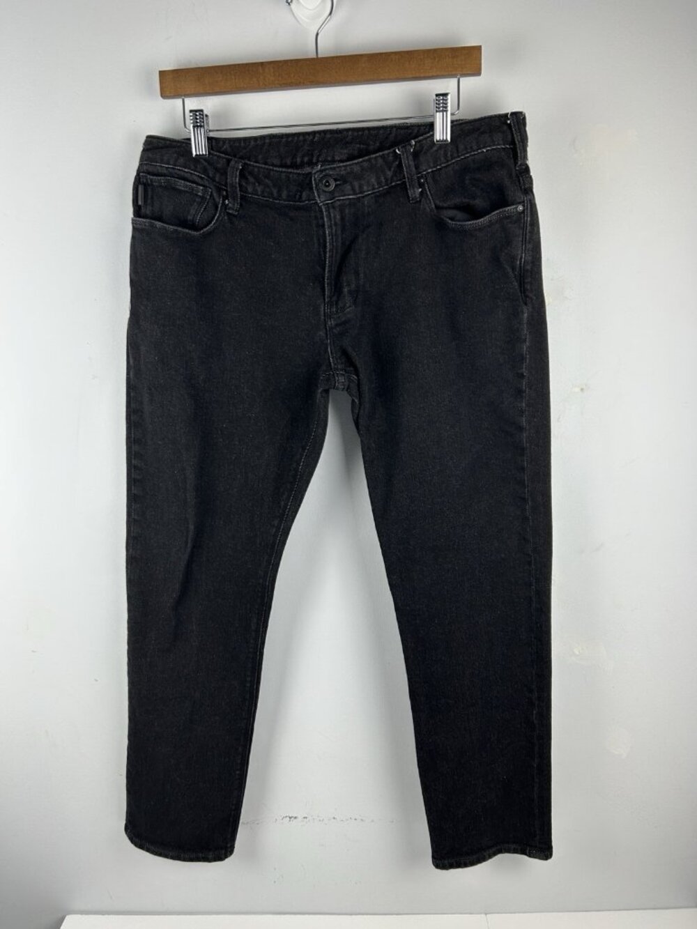 Armani Jeans J06 Slim Fit Stretch Denim W36 L28 Black Mens 7v1jo6